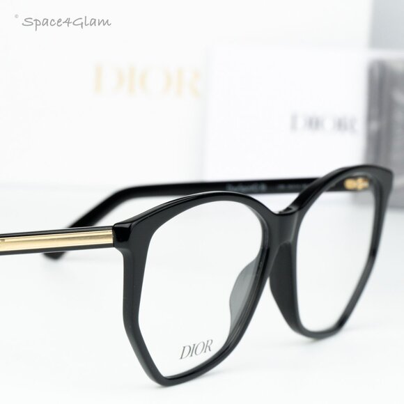 BRAND NEW Dior DIORSPIRITO BI 1200 Black Demo Women Cat Eye Eyeglasses - Picture 1 of 10